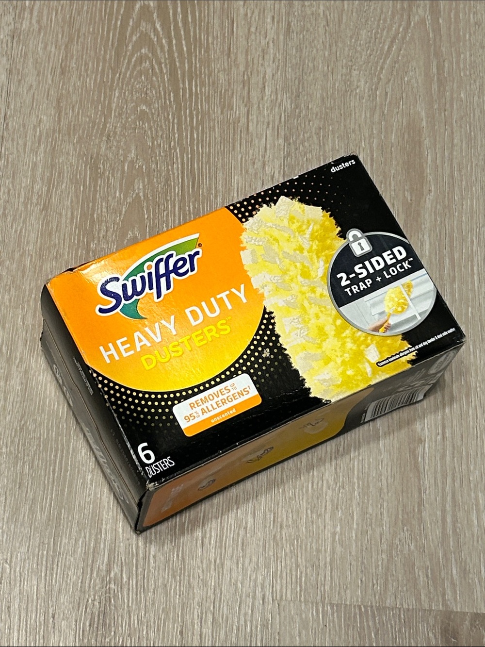 Swiffer NIB Yellow Heavy Duty Dusters - 6 Pack